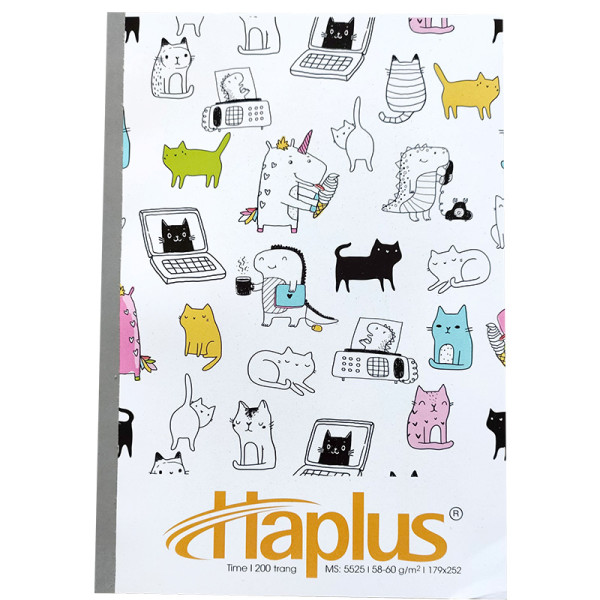 Vở kẻ ngang 200 tr Haplus-Time 5525 (Hải Tiến)